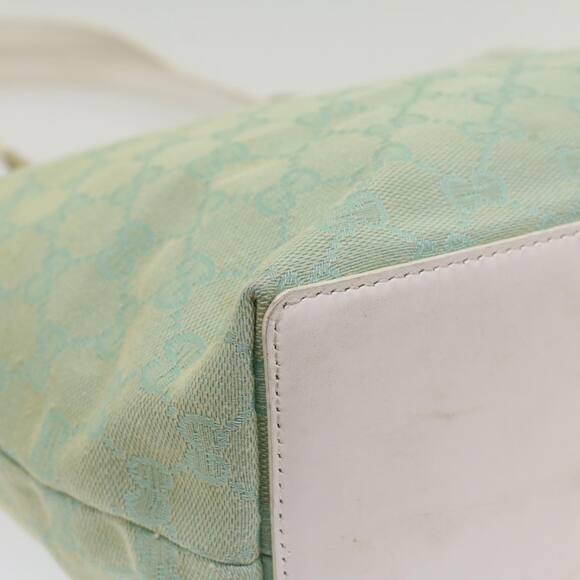 GUCCI GG Canvas Tote Bag Light Blue 002 002 - Picture 13 of 16